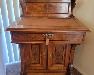 Antique Danish lift top desk