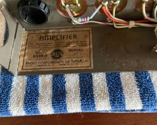 1949 RCA MI 9335 fully restored mono block amplifiers 
