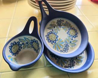 Royal Copenhagen miniature stove safe cookware