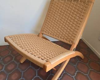 Japanese folding side chair