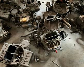 Assorted Carburetors - Holley, Motorcraft, Rochester, Carter, Zenith, and others