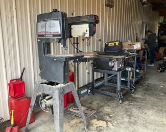 Craftsman 12" Band Saw and Jet Drill Press 