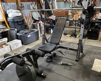 Marcy Olympic Surge Weight Bench with Leg Developer