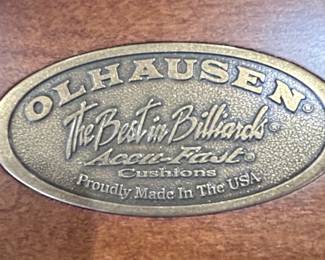 Olhausen Remington Pool Table
