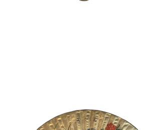 Large wall fans hand painted