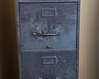 Antique file cabinet