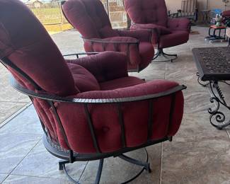 Four O.W. Lee Monterra Swivel Rockers