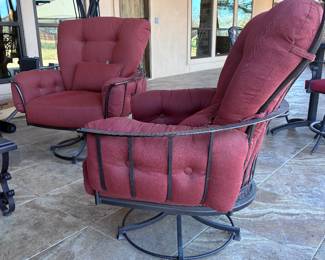 Four O.W. Lee Monterra Swivel Rockers