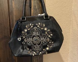 Leather handbag