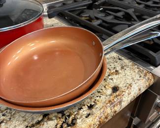 Copper clad frying pans