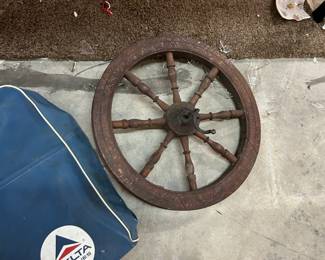 Wheelbfrom 18th century spinning wheel