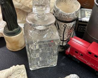 Fostoria glass decanter