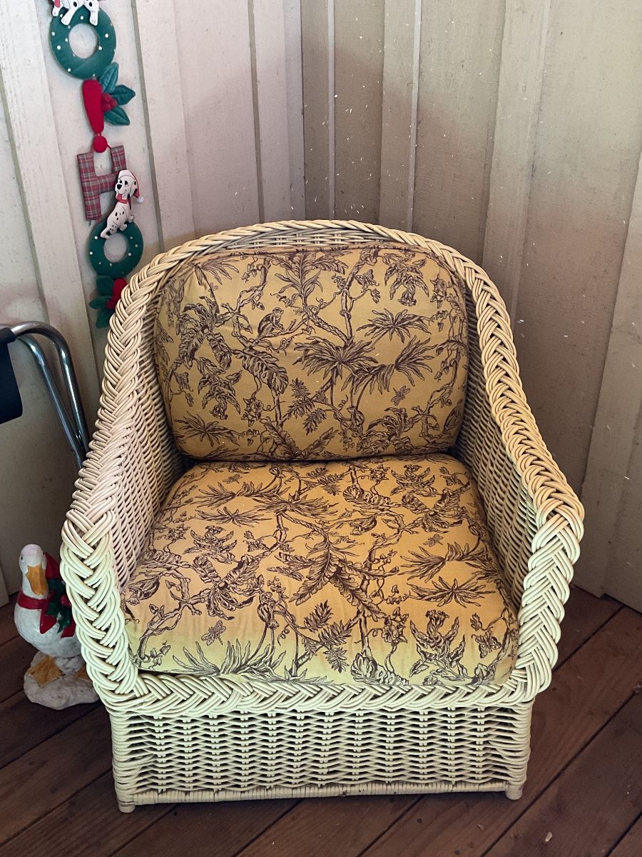 Two beautiful antique ottomans 