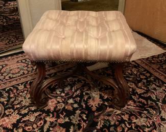2 antique Ottomans 