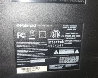 2015 Polaroid flat-screen tv