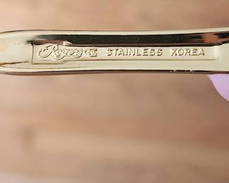 Rogers gold tone flatware 