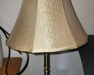 Qty 2 brass lamps