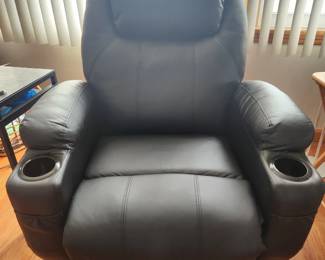 Reclining massage chair