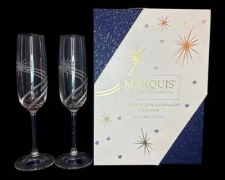 Marquis By Waterford Crystal Toasting Flutes