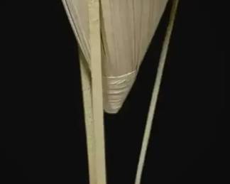 4ft5in Tall White Funnel Sculpture