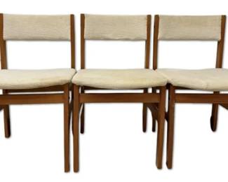 MCM Spttrup Danish Teak Wooden Chairs