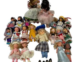 Vintage Mini Assorted Dolls