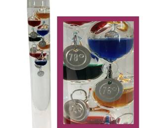 18 Galileo Glass Thermometer