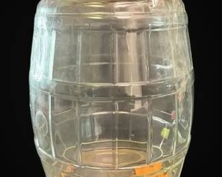 Vintage Large BarrelShaped Glass