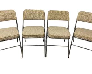 Four Folding Chairs