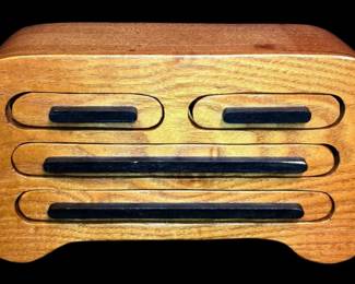 David C Stephenson Hand Crafted Wood Jewelry Box