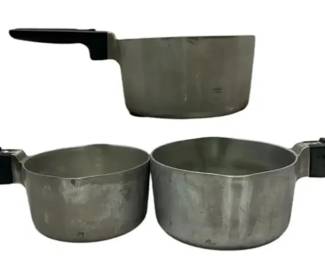 Wagner Ware Magnalite 1,2  3  QT Sauce Pans