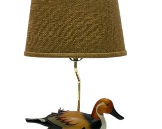 Pintail Drake Wood Duck Desk Lamp