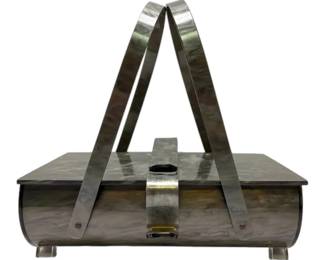 Grey Lucite Purse  Damaged