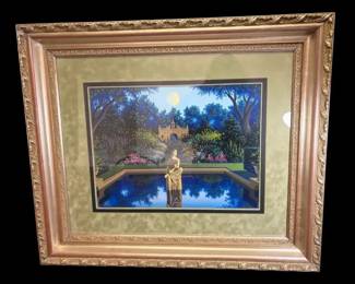 33 x28  Jim Buckles Vale Of Enna Signed Artwork