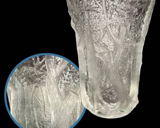 Josef Inwald Dans La Foret Barolac Art Glass Vase