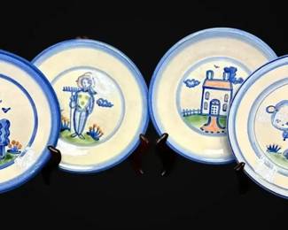 M.A. Hadley 7.5 Snack Plates