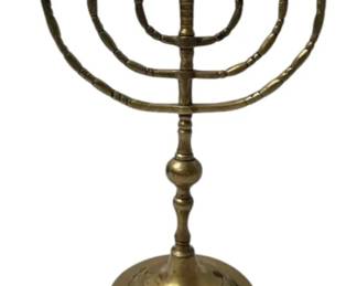 Seven Branch Brass Menorah