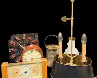 Fedrick Copper Table Lamp and More Golden Decor