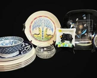 Lenox Plates, Crystal Bowl  More