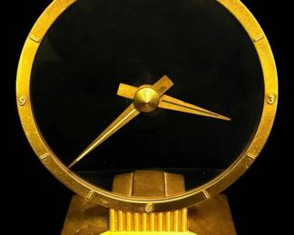 Vintage Jefferson Golden Hour Electric Mystery Clock Needs Repair