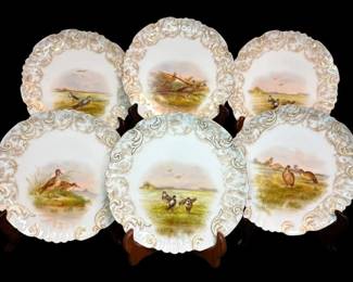 Pitkin  Brooks Chicago French Bird Decorative Plates