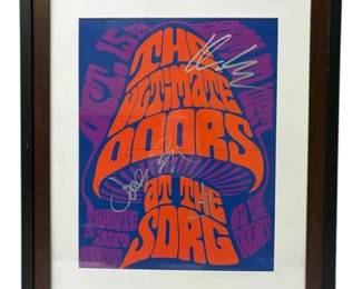 17 x20.5  The Ultimate Doors Signed  Framed Poster