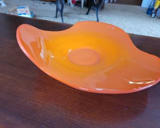 Orange mcm vase