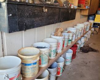 Buckets of nails 