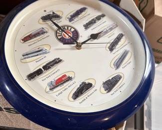 Vintage Lionel Train clock