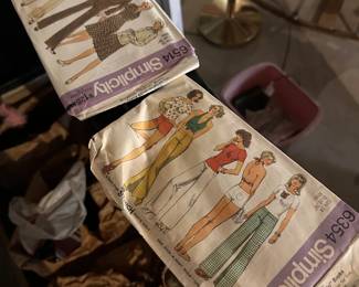 Vintage sewing patterns