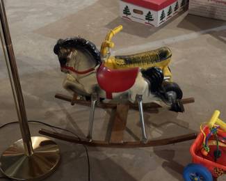 Vintage rocking horse