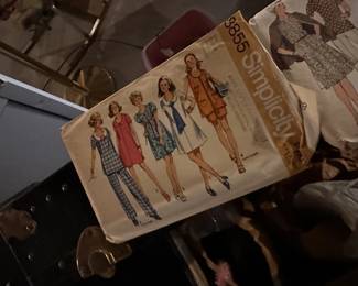 Vintage sewing patterns