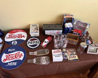 Assorted Pepsi Collectables