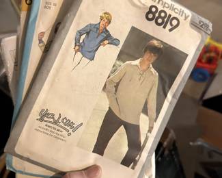Vintage sewing patterns